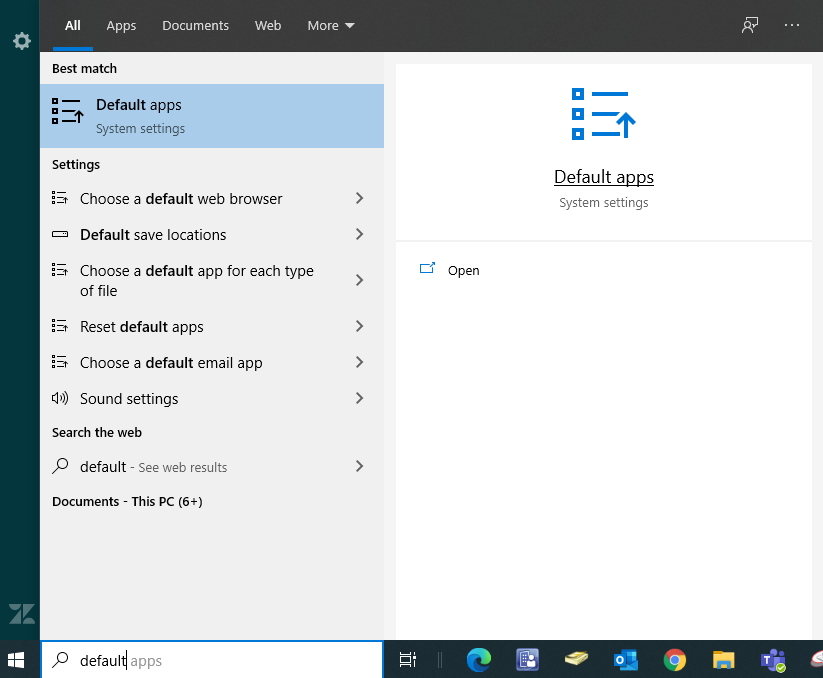 Setting Default Applications in Windows 10 – IT Services Help Center